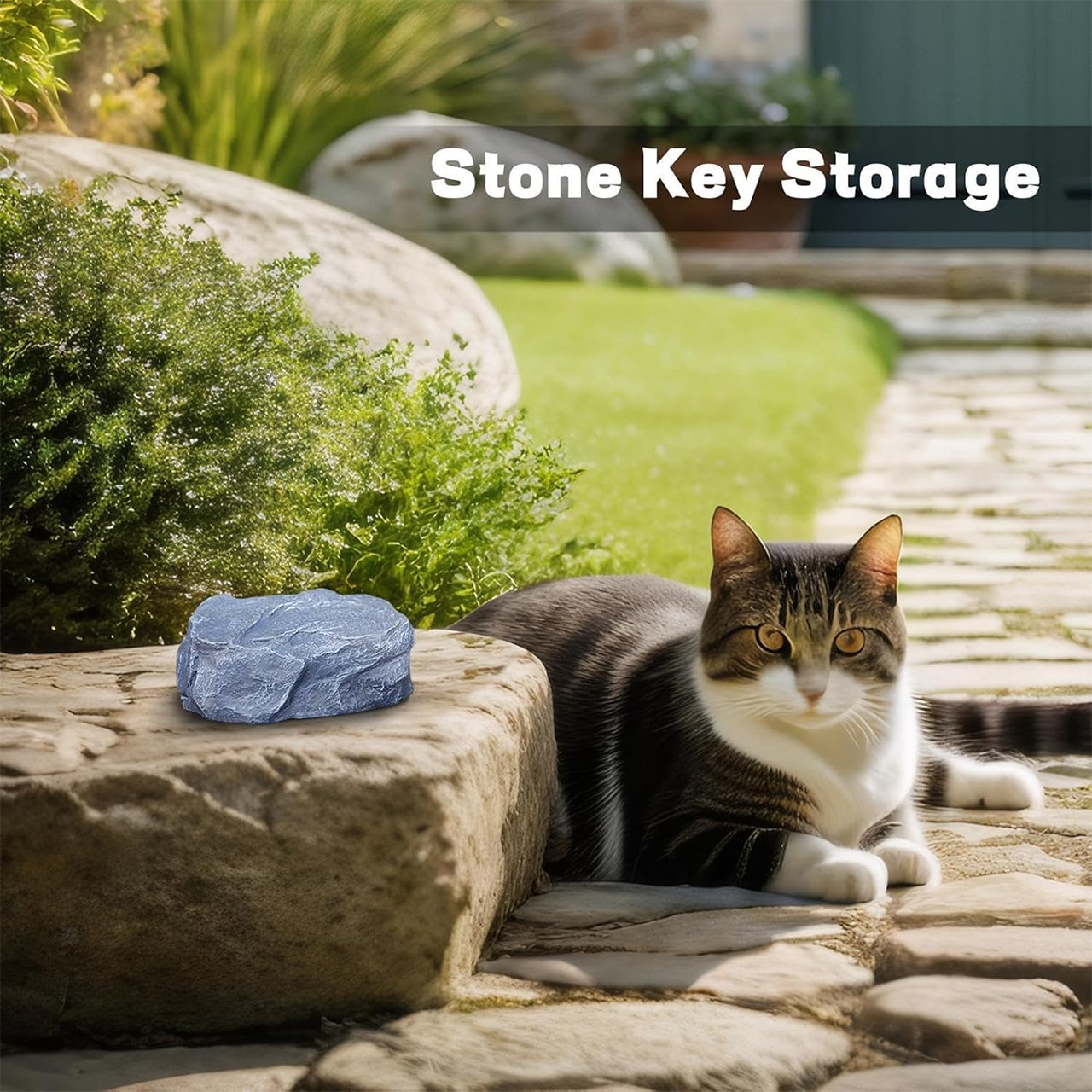A safe hiding place for your keys to your home, garage, mailbox, car, etc.