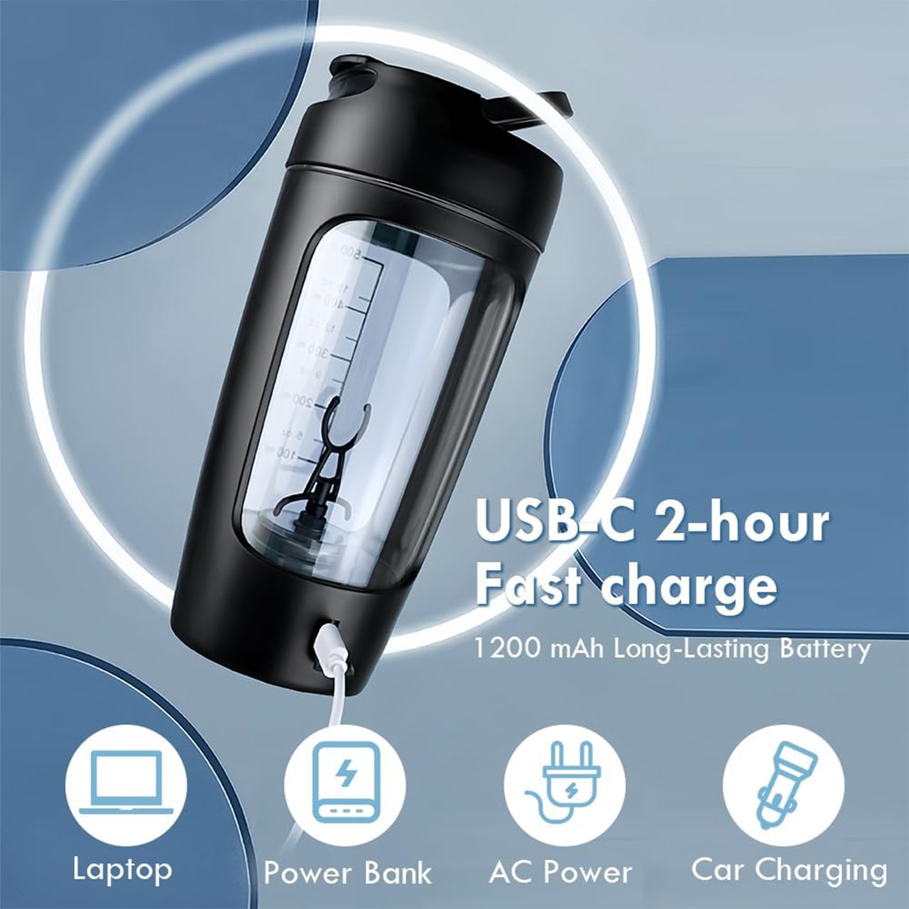 It has a capacity of 650 ml, which is perfectly sufficient for a big enough nutritious meal.