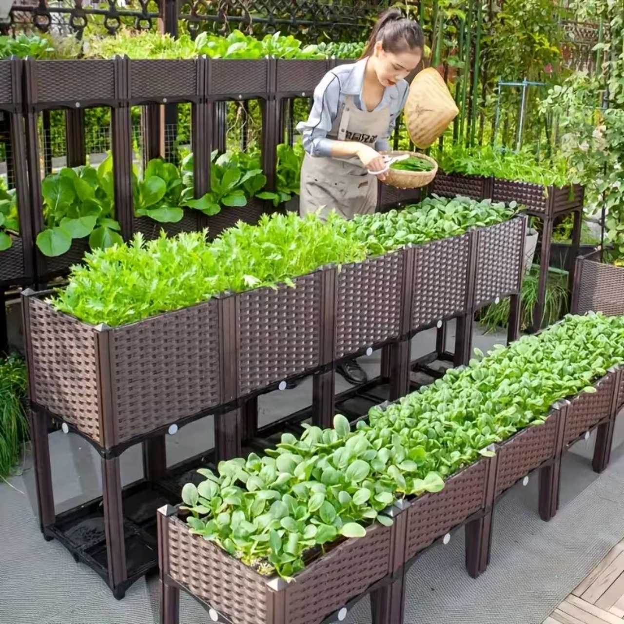 Make the most of your space - stack planters high